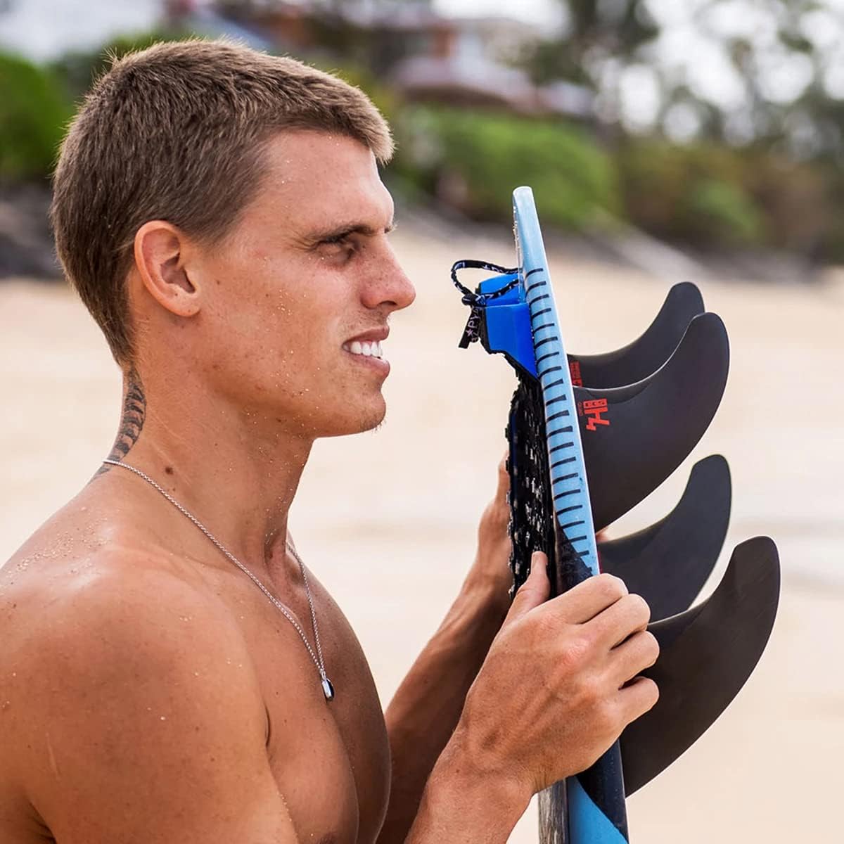 FCS II H4 Medium Smoke Tri Retail Fins | SICKDAY Surf Shop